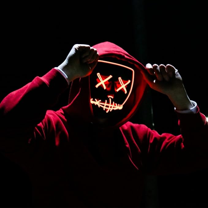 Maschere a LED per Halloween