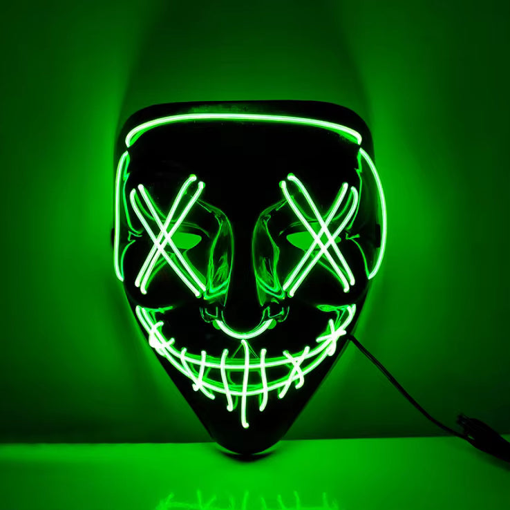 Maschere a LED per Halloween