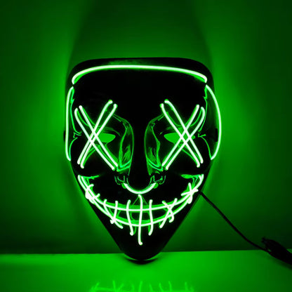 Maschere a LED per Halloween